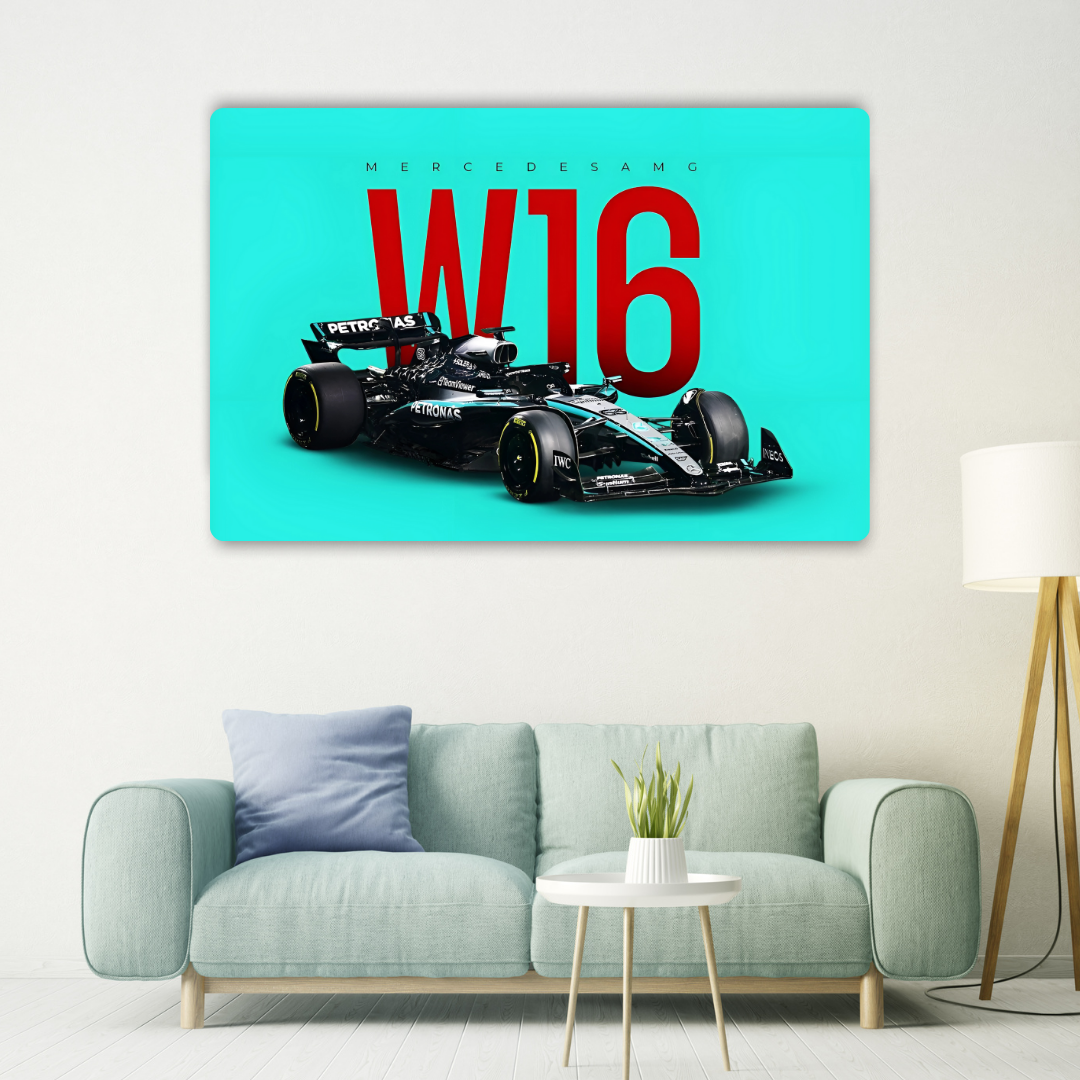 Mercedes-AMG F1 W16 Metal Poster