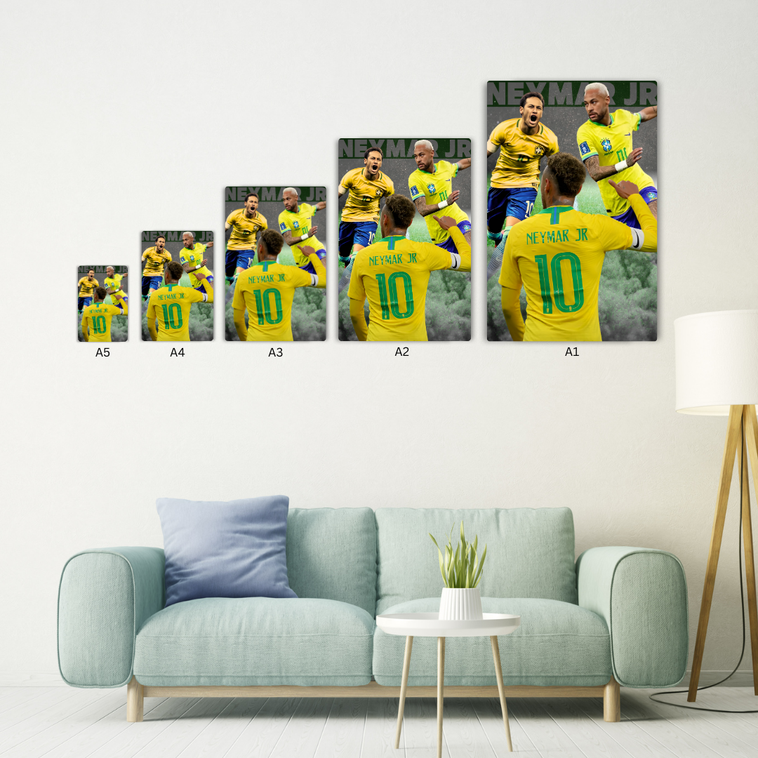 Neymar Jr. Metal Poster