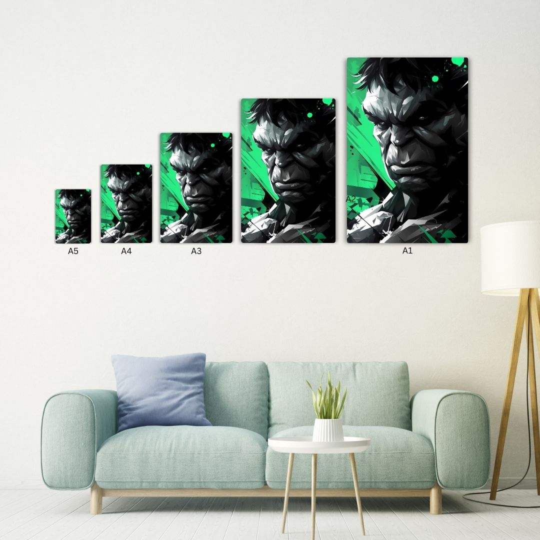 Hulk Metal Poster