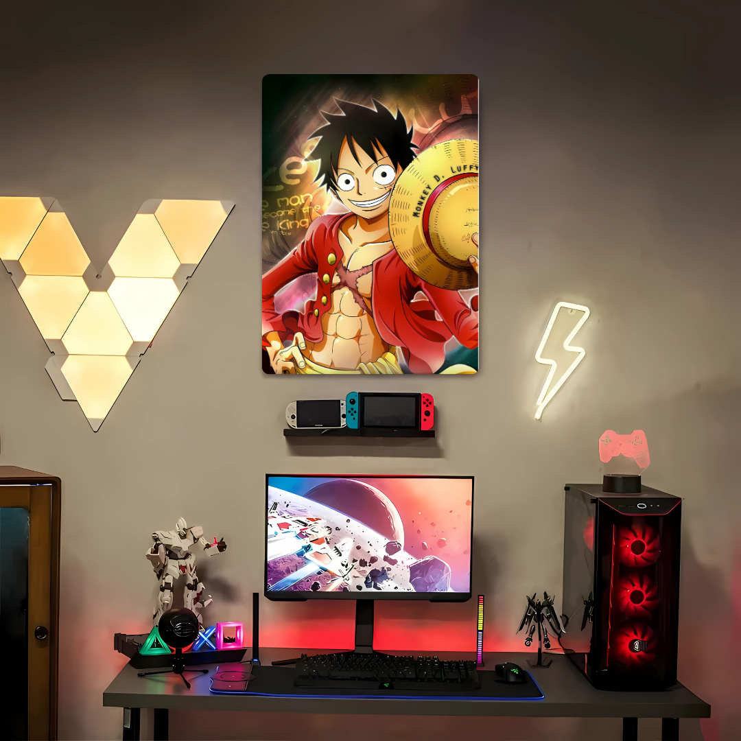 Straw Hat Captain – Luffy Metal Poster