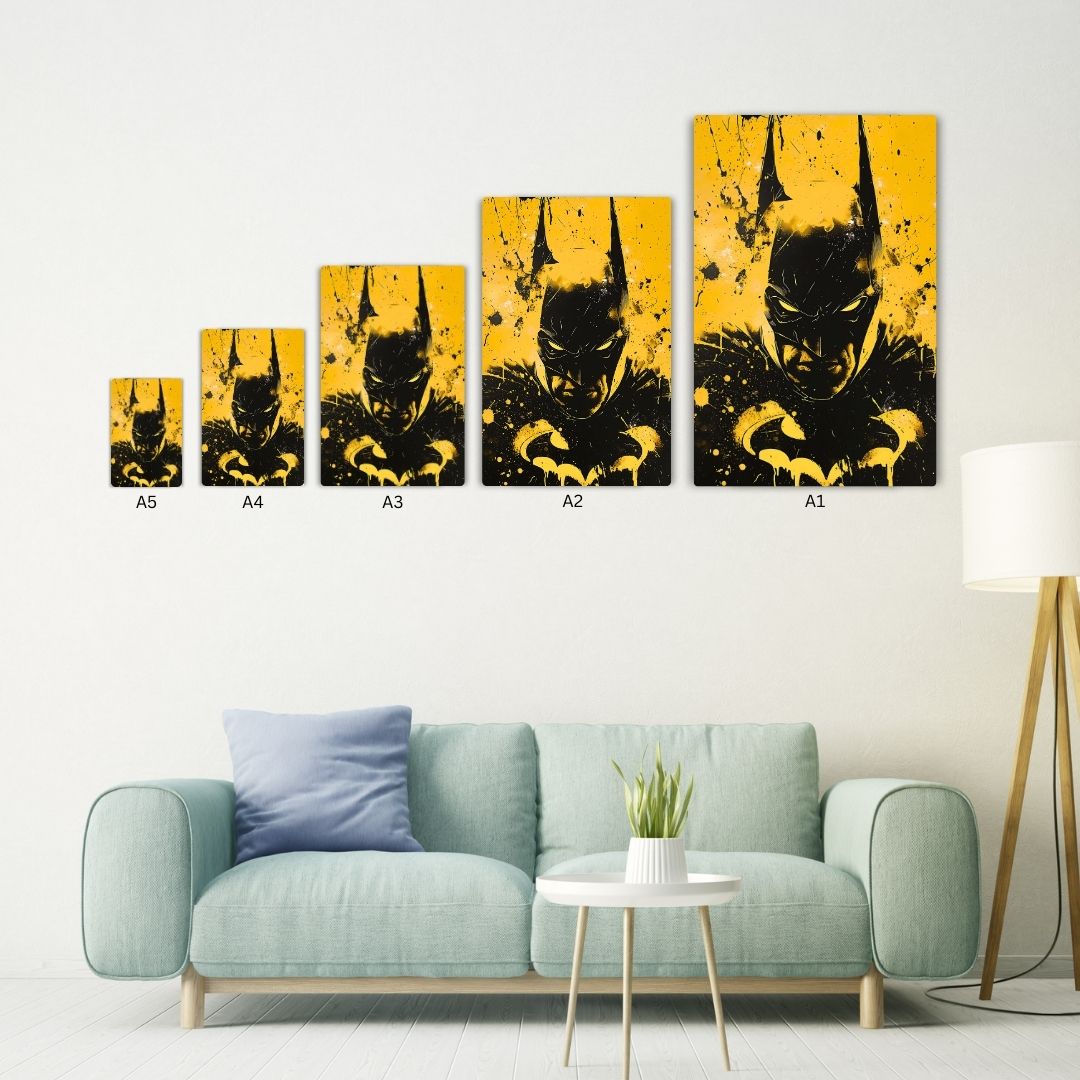 Bat's Fury Metal Poster