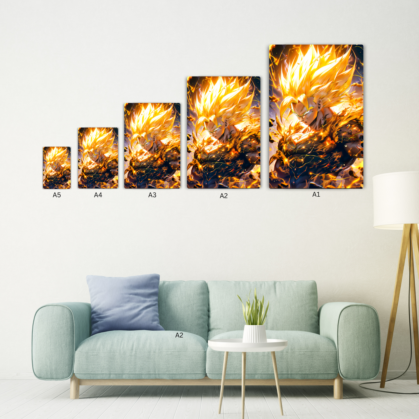 Super Saiyan Goku Metal Poster