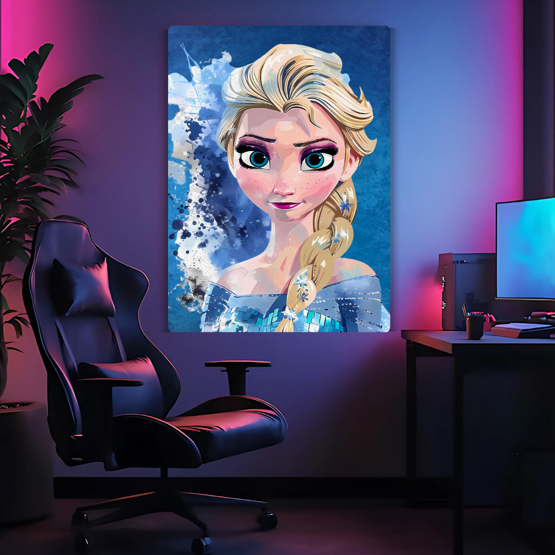 Elsa Portrait Metal Poster