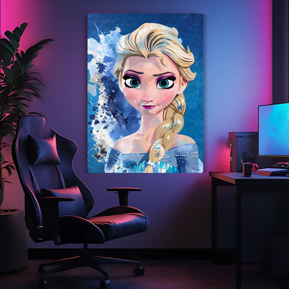 Elsa Portrait Metal Poster