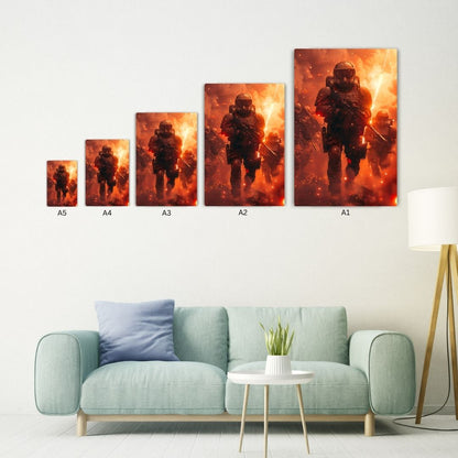 Warborn Metal Poster