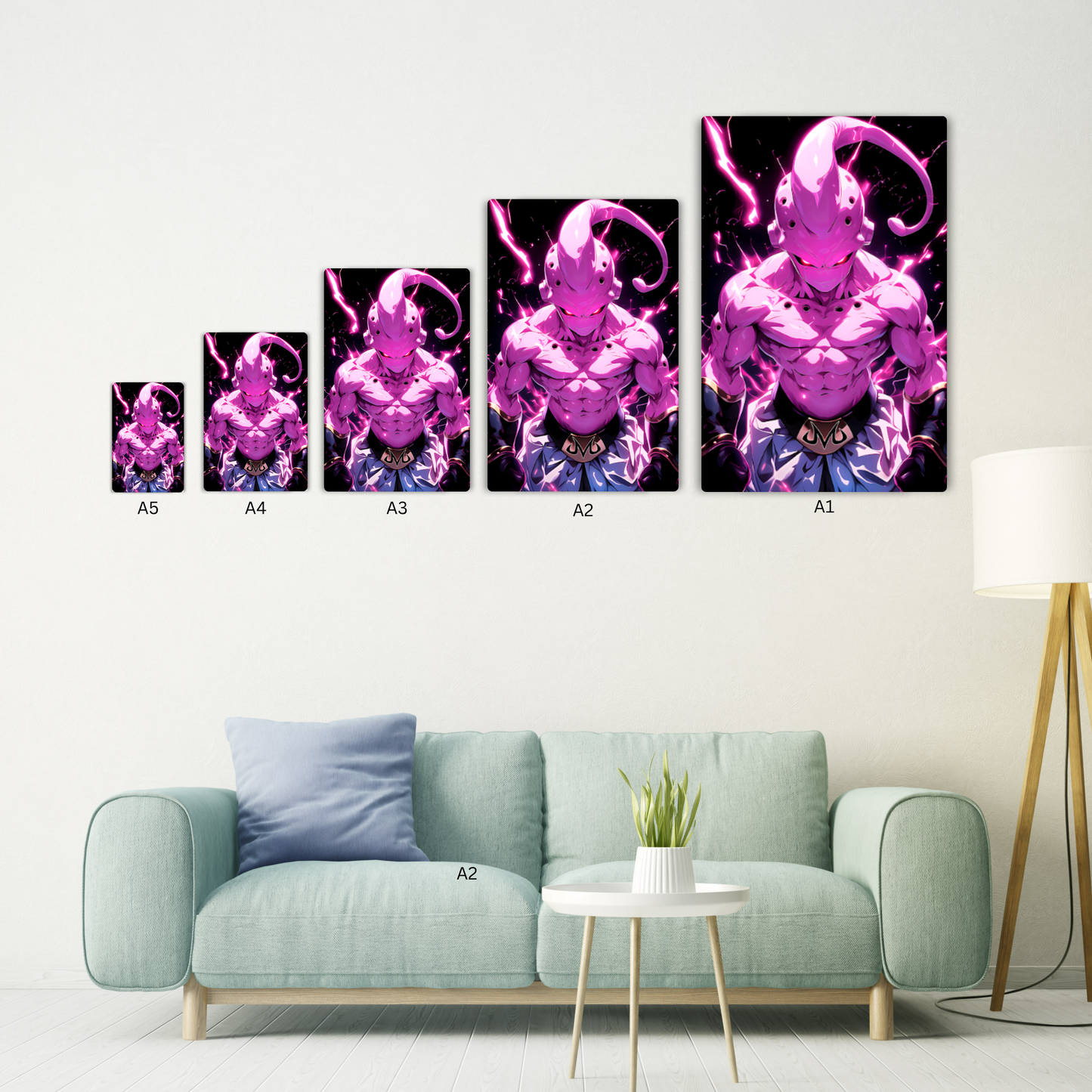 Kid Buu Metal Poster