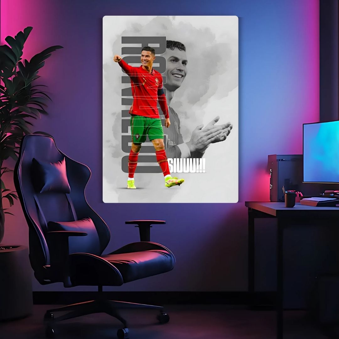 The Icon - C. Ronaldo Metal Poster