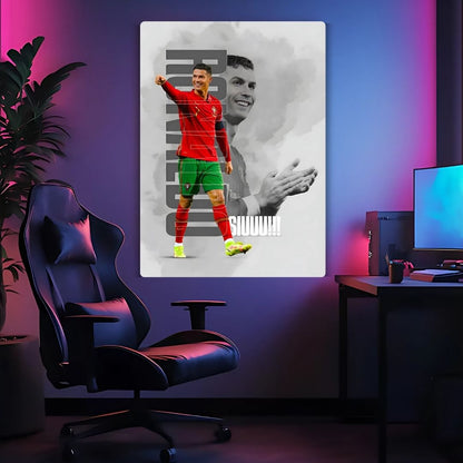The Icon - C. Ronaldo Metal Poster
