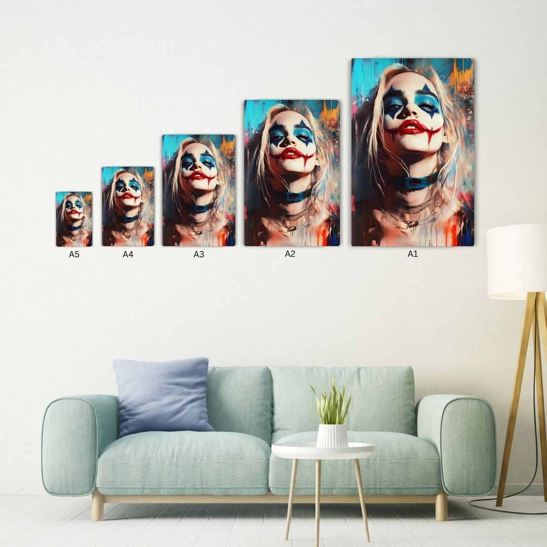 Harley's Gaze Metal Poster