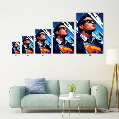 Superman Metal Poster