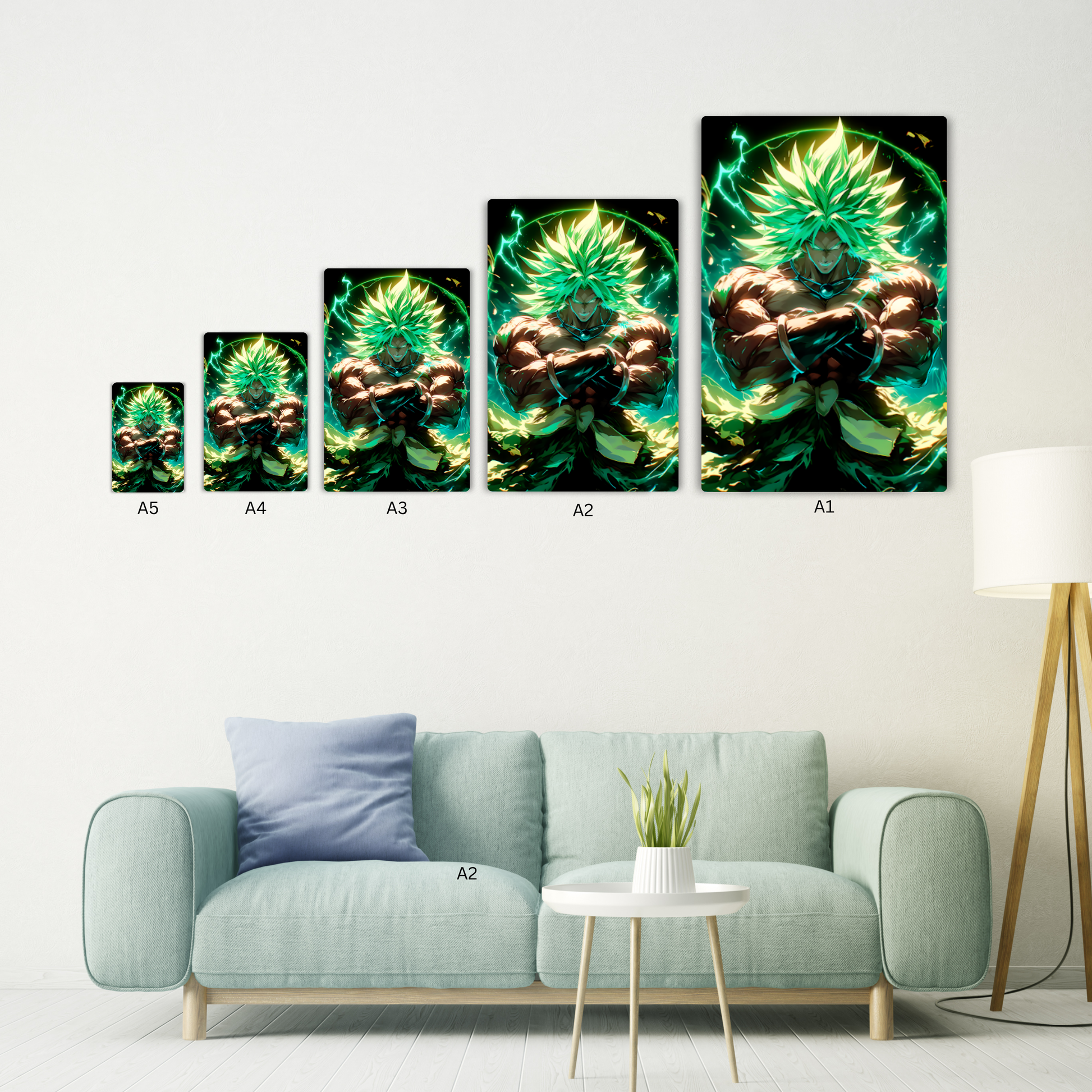Broly Metal Poster