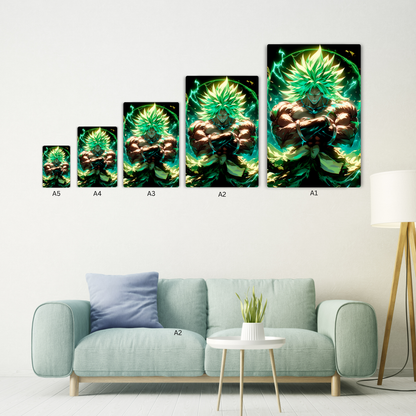 Broly Metal Poster