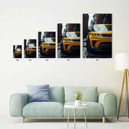 Range Rover Metal Poster