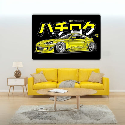 GT86 Pandem V3 Metal Poster