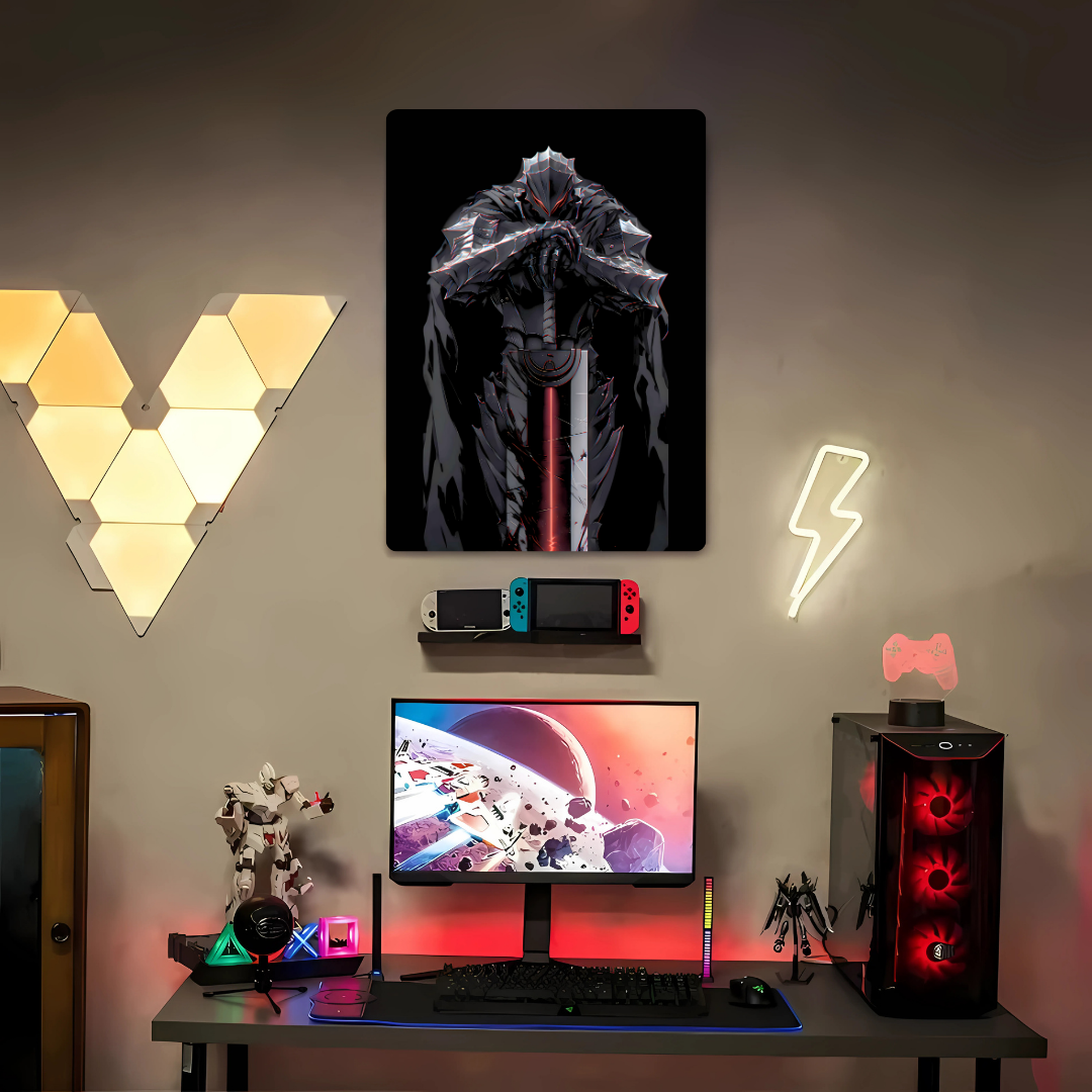 Guts Black Swordsman Metal Poster