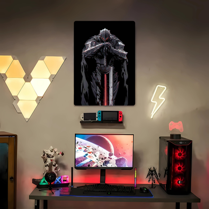 Guts Black Swordsman Metal Poster