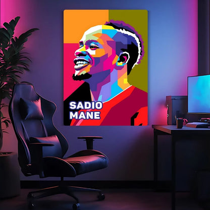 Sadio Mane Metal Poster