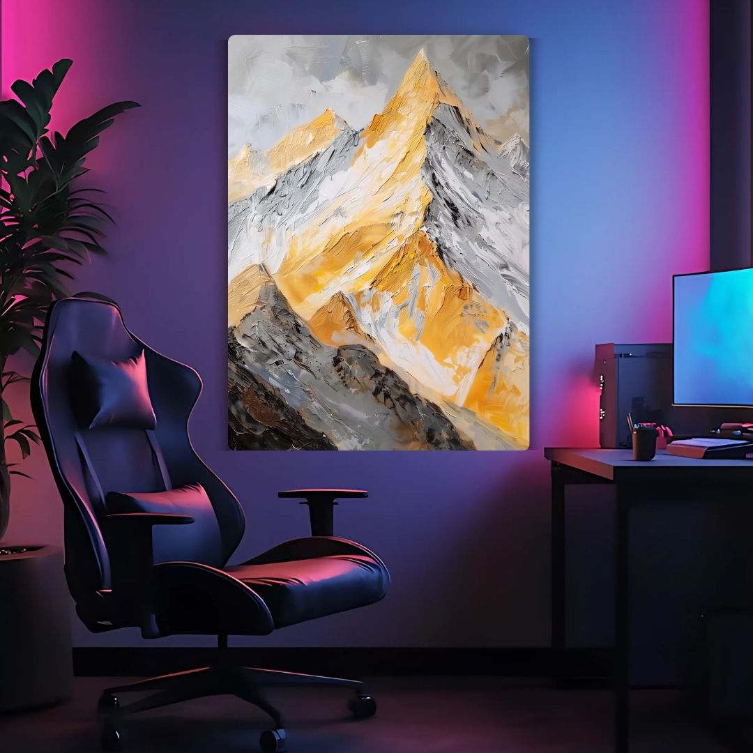 The Majestic Mountains Metal Poster