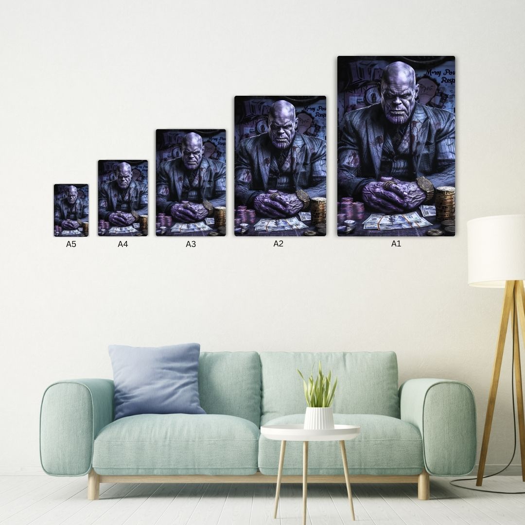 Thanos Metal Poster
