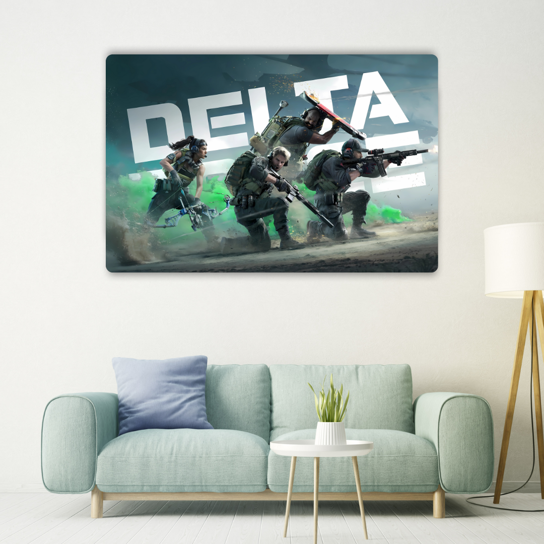 Delta Force Hawk Metal Poster
