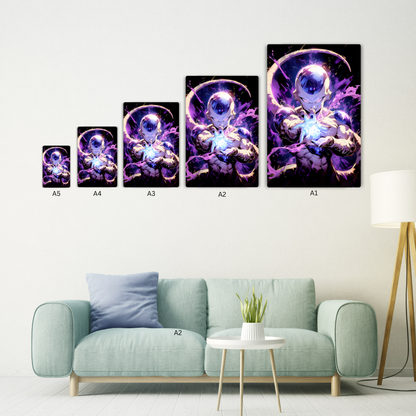 Freeza Metal Poster