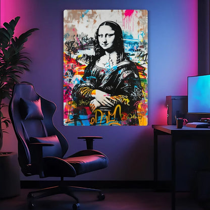 Mona Lisa Metal Poster
