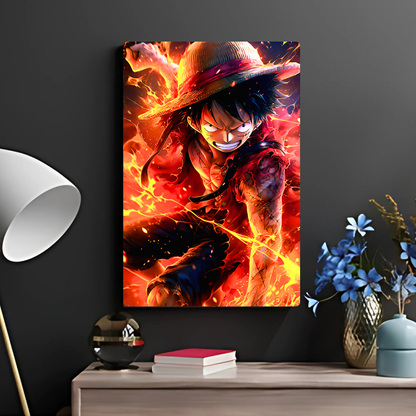 Luffy - Gear 5 transformation Metal Poster