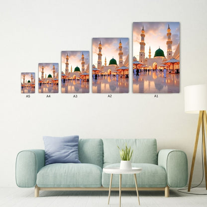 Al-Masjid An-Nabawi (S.A.W) - Metal Poster
