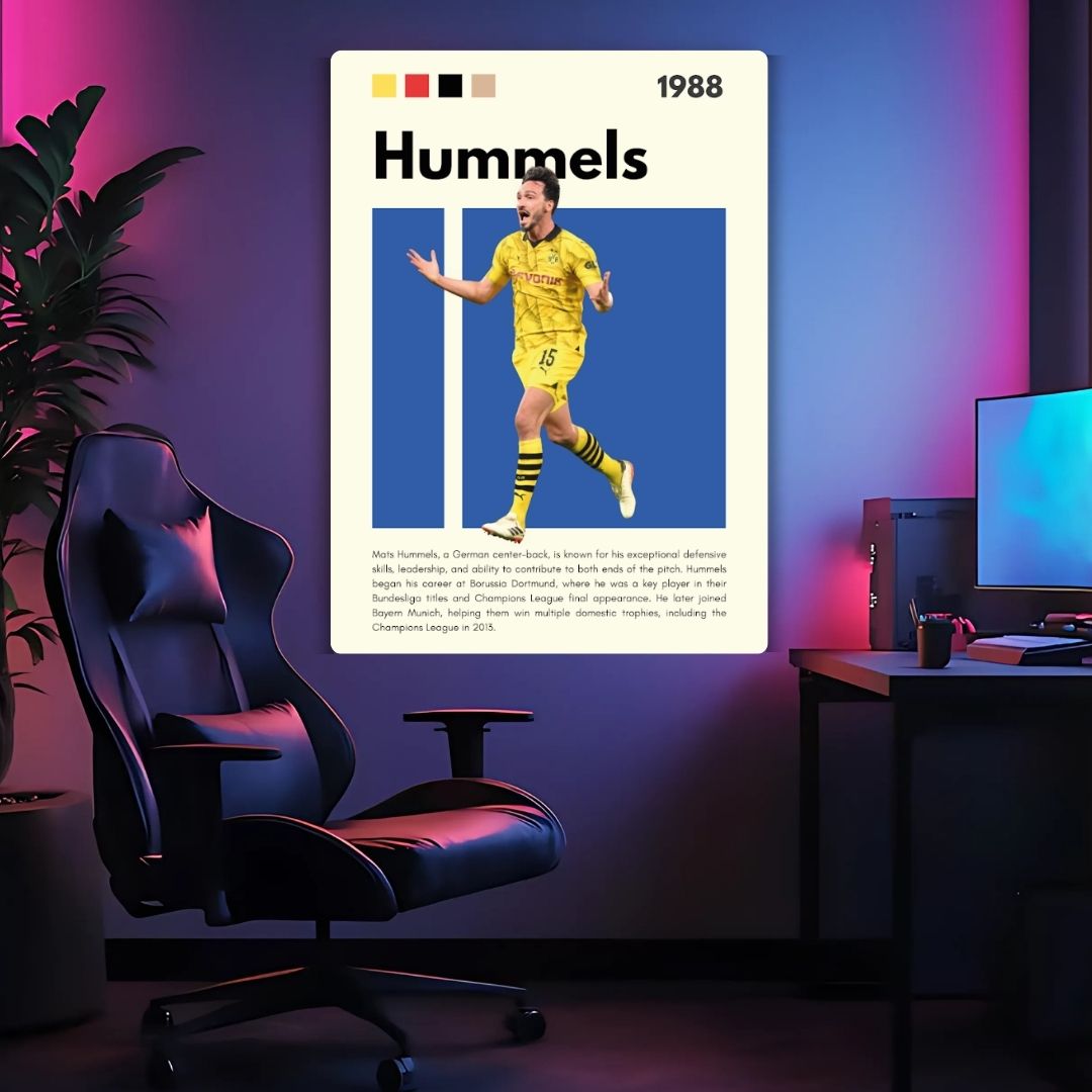 Mats Hummels Metal Poster