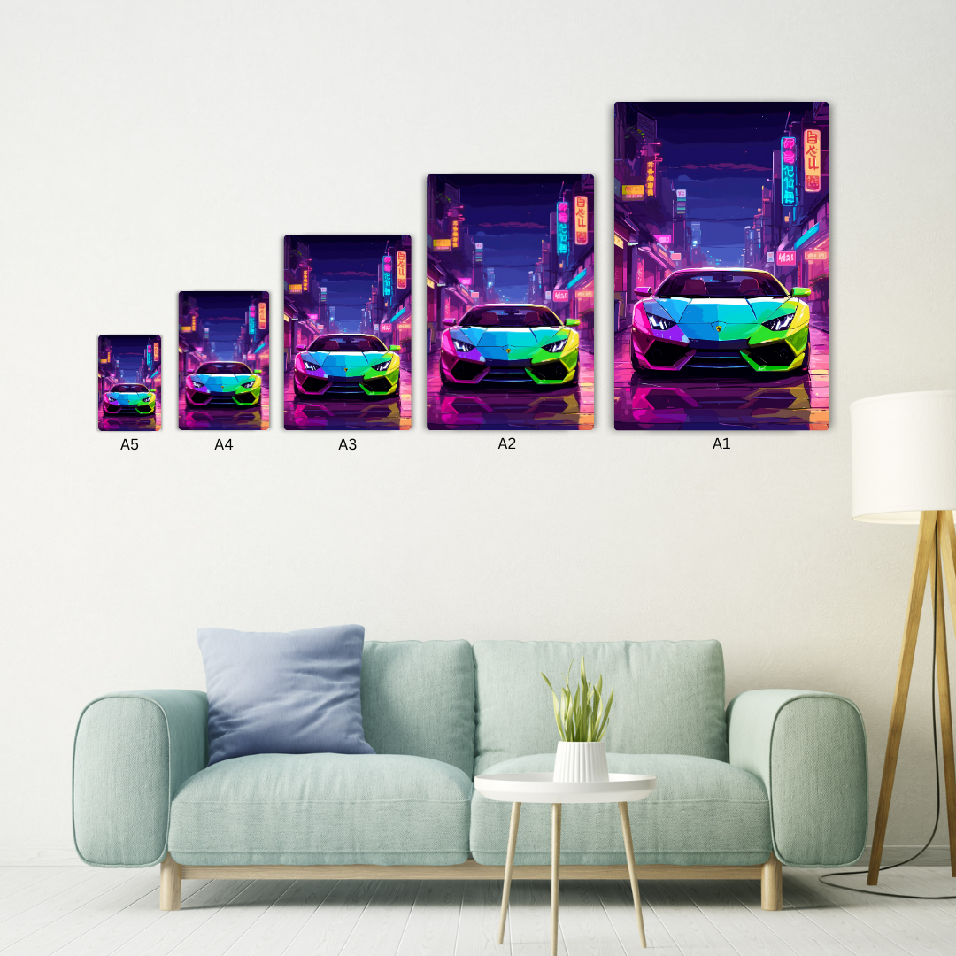 Lambo Deviance Metal Poster