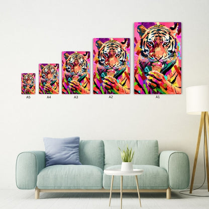Bengal Tiger Metal Poster