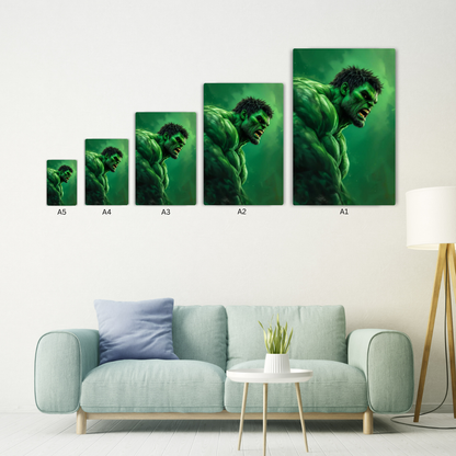 Hulk Metal Poster