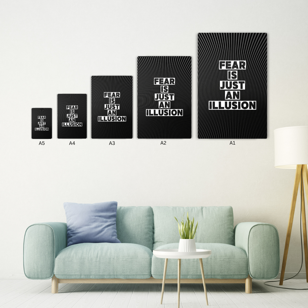 Illusion Metal Poster