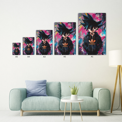 Goku Metal Poster