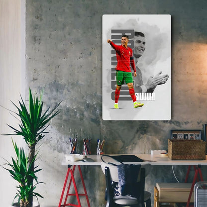 The Icon - C. Ronaldo Metal Poster
