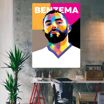Benzema Metal Poster