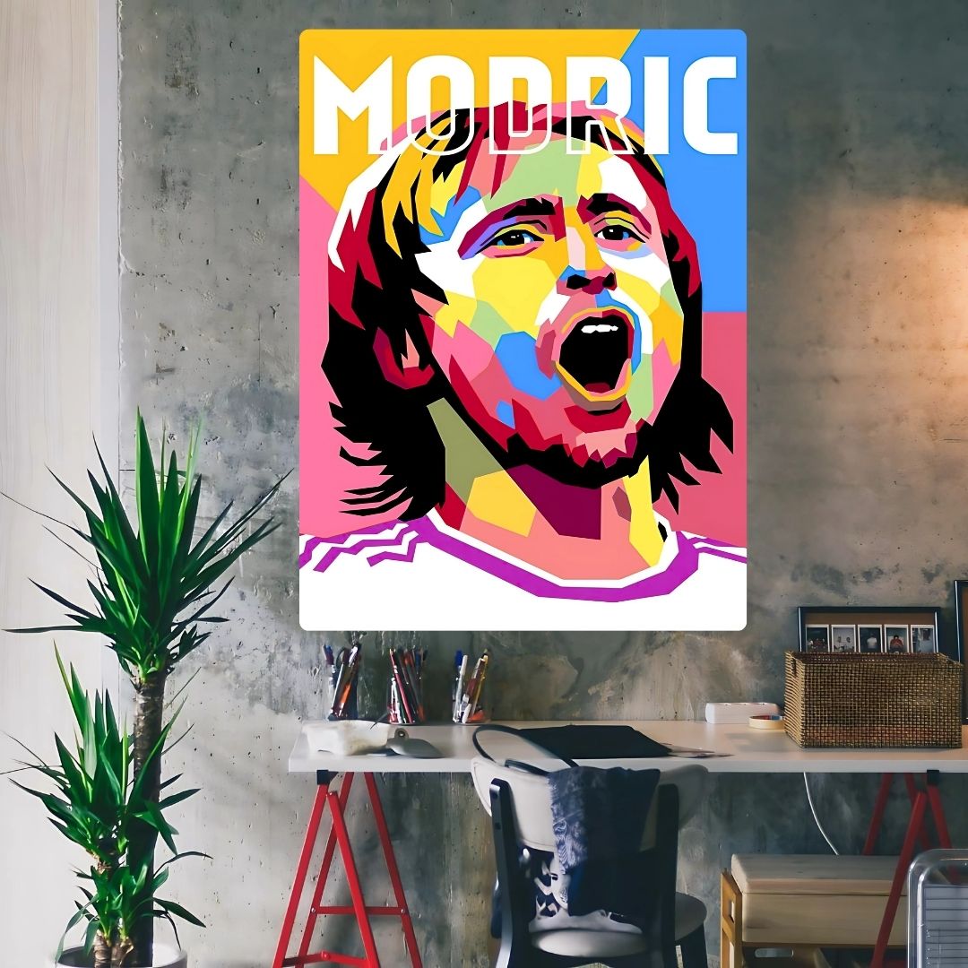 Luka Modric Metal Poster