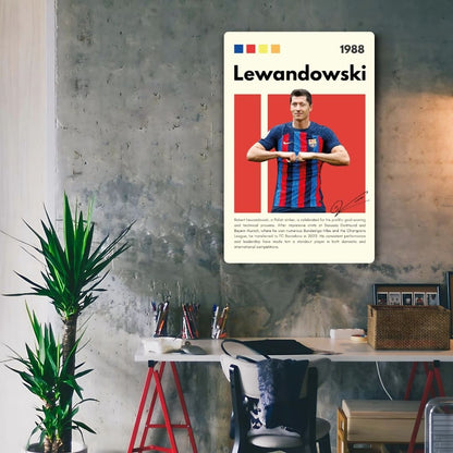 Robert Lewandowski Metal Poster