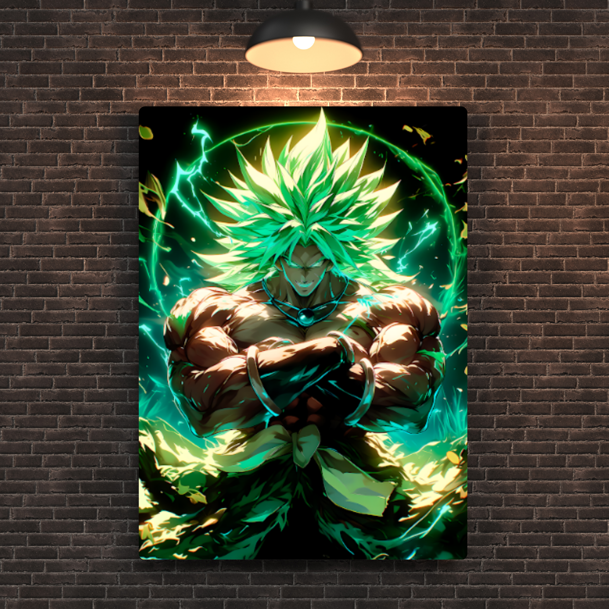 Broly Metal Poster