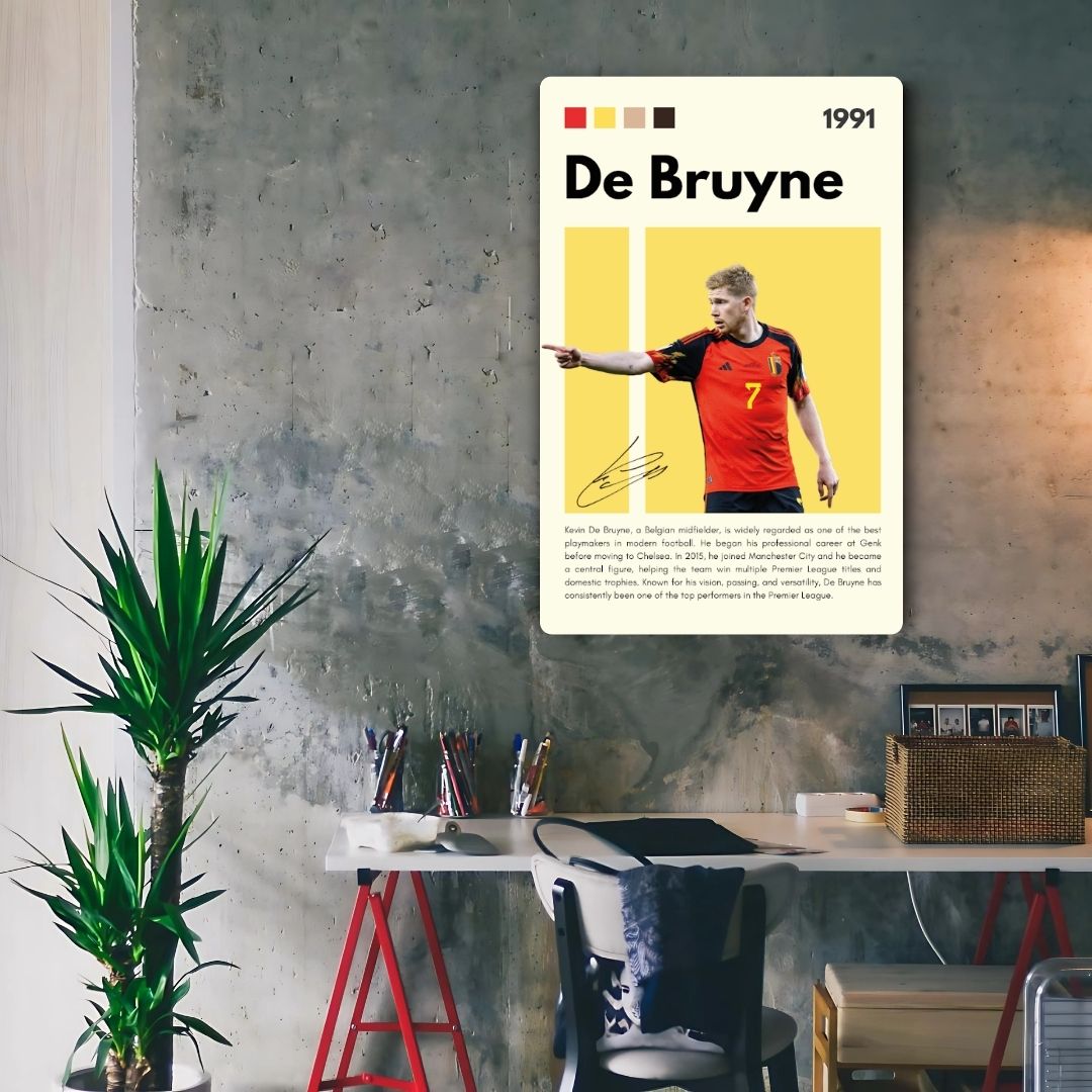 Kevin De Bruyne Metal Poster