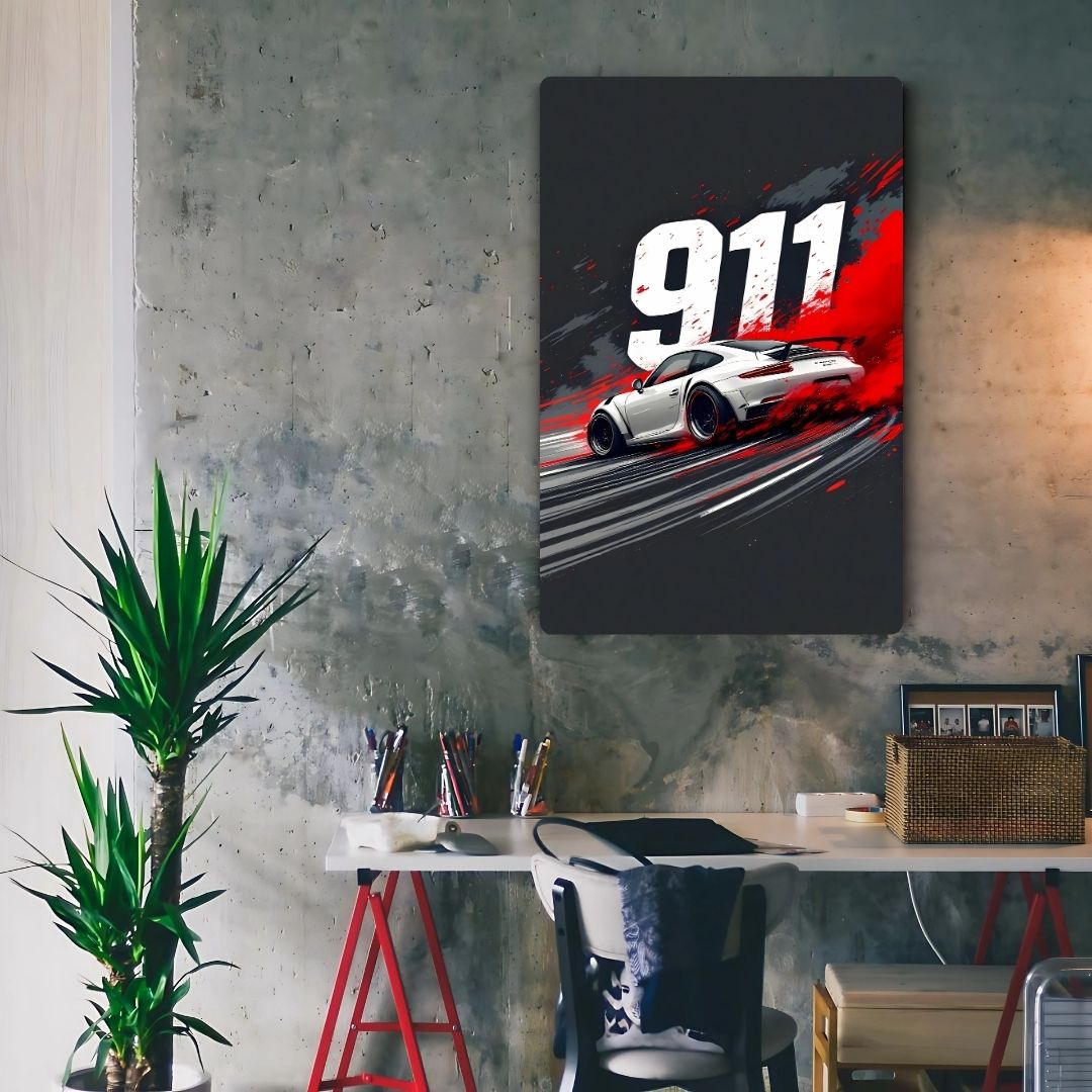 911 on the Edge Metal Poster