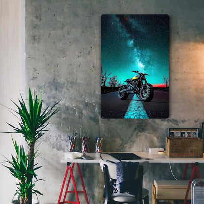 Midnight Rider Metal Poster
