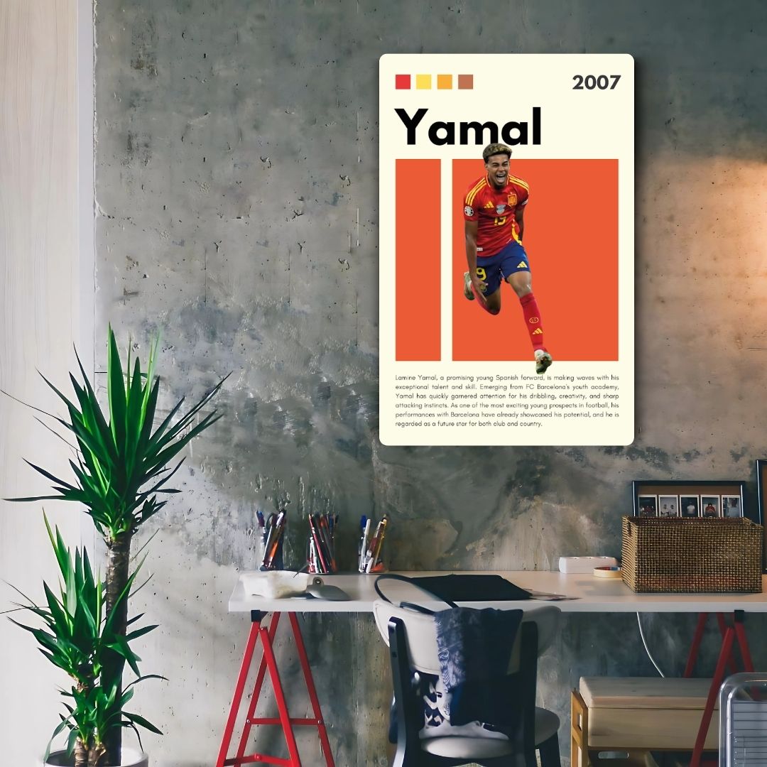 Yamal Metal Poster