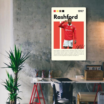 Marcus Rashford Metal Poster