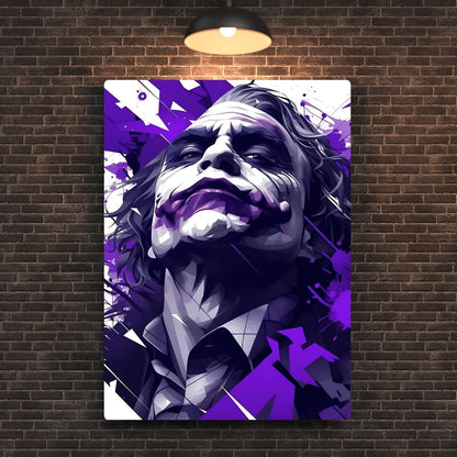 Joker's Gaze Metal Poster