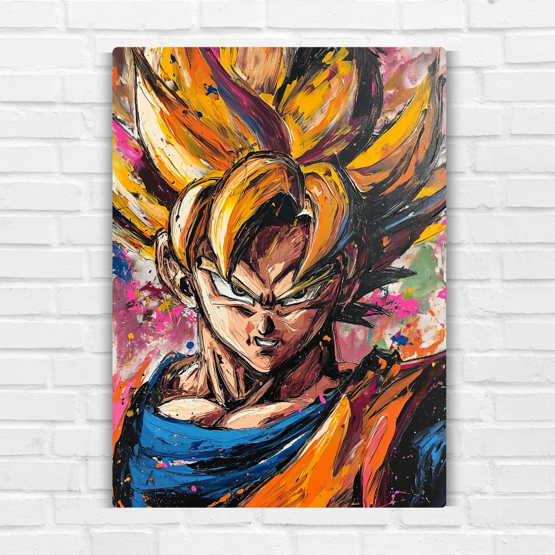Goku Art Metal Poster