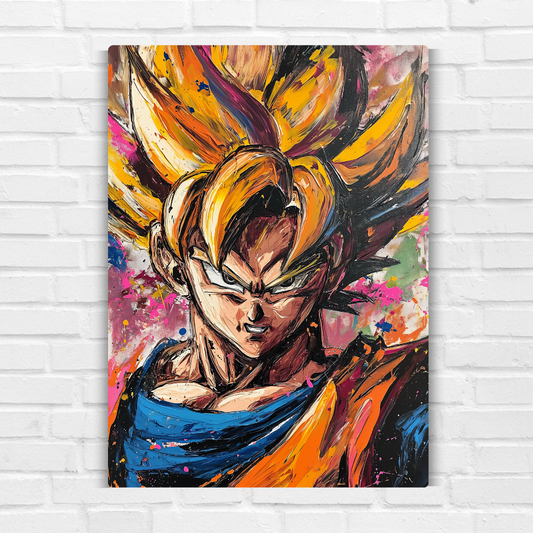Goku Art Metal Poster