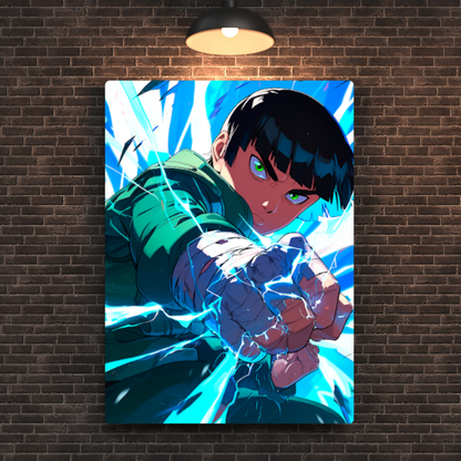 Rock Lee Metal Poster