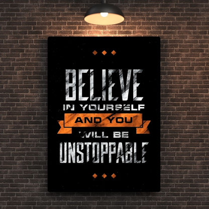 Believe Metal Poster