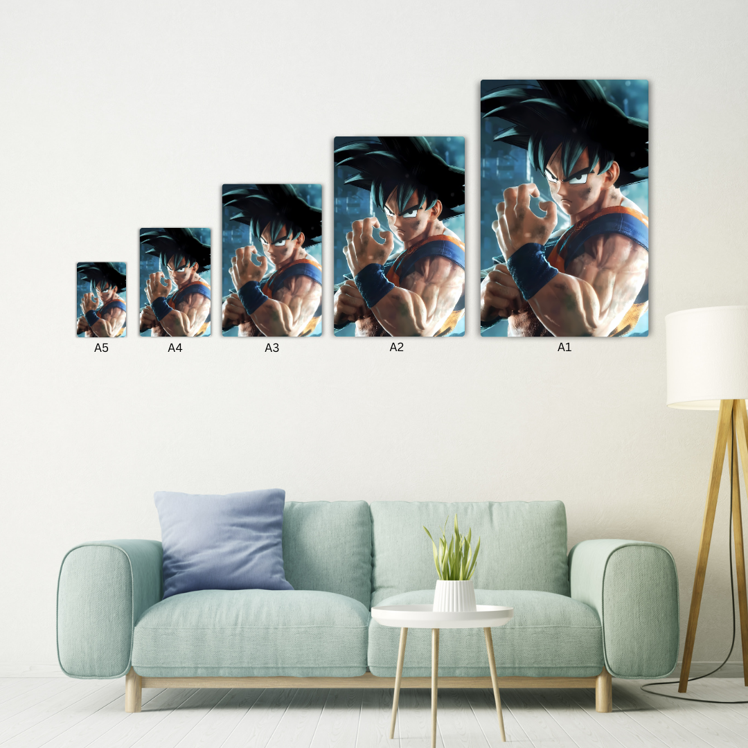 Goku Unbreakable Metal Poster